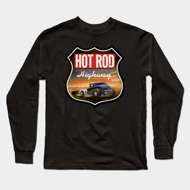 Hot Rod Long Sleeve T-Shirt by JosephineKempf